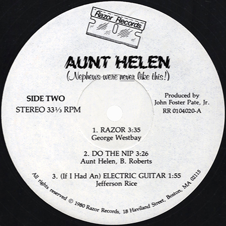 Aunt Helen LP Nephews Were Never Like This white label 2